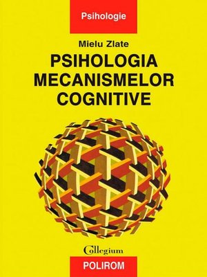 cover image of Psihologia mecanismelor cognitive